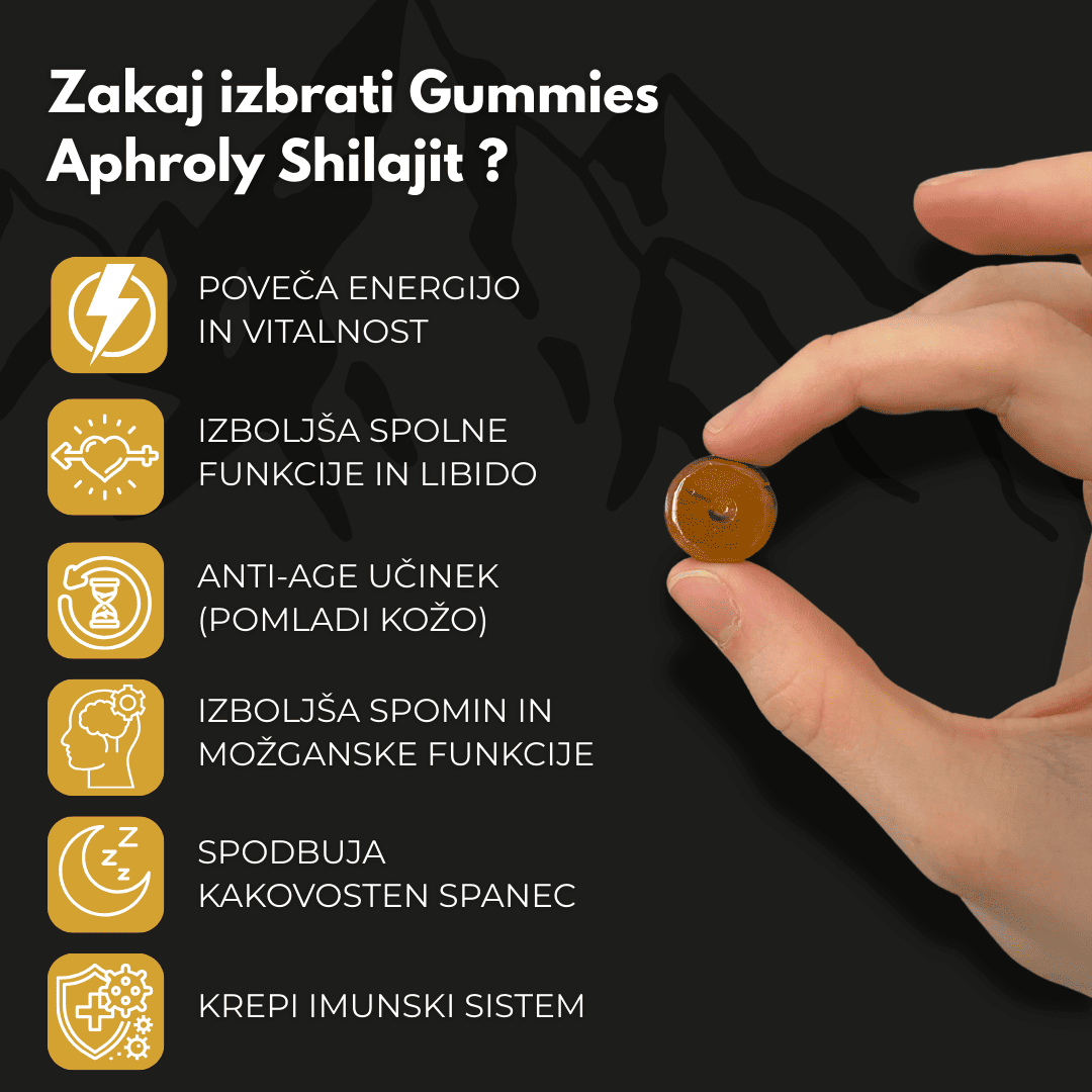 Shilajit čist iz Himalaje – Aphroly®